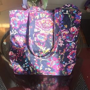 Vera Bradley Midnight wildflower Tote bag